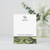 Pieds verts de notes de Merci de baby shower de (Debout devant)