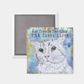 Piège TNR, Neuf, Retour Sauve Des Vies Magnet (Recto/Verso)