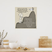 Piek naar Peak Poster (Keuken)