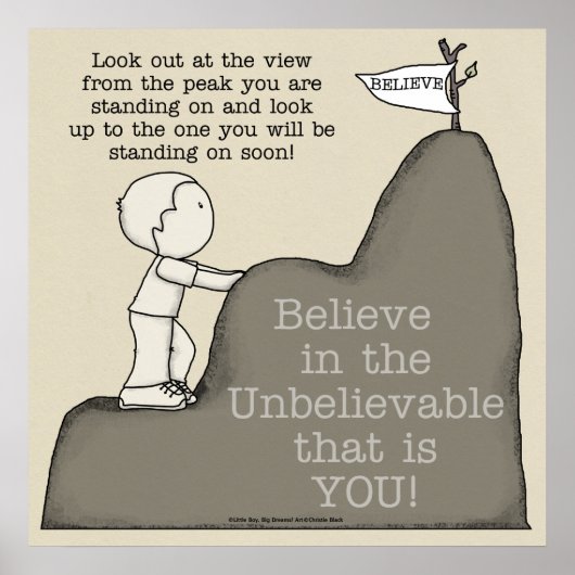 Piek naar Peak Poster (Voorkant)