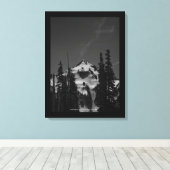 Piek tussen bomen canvas afdruk (Insitu (Houten vloer))