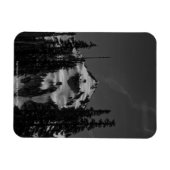 Piek tussen bomen magneet (Horizontaal)