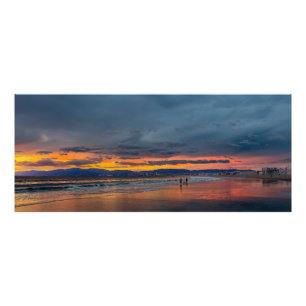 Piek Zonsondergang - Marina Del Rey, CA Foto Afdruk