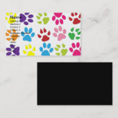 Piekafdrukpatroon instellen visitekaartje (Voorkant / Achterkant)