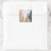 Pieken II Vierkante Sticker (Tas)