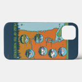 Pieken in het noordwesten - 5 verschillende bergen Case-Mate iPhone case (Achterkant (horizontaal))