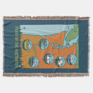 Pieken in het noordwesten - 5 verschillende bergen deken