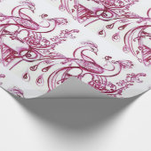 PIEKEN IN LIEFDE, Rood Paars wit Cadeaupapier (Hoek)