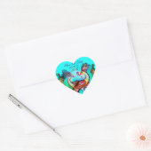 PIEKEN IN LOVE HEART MONOGRAM Save the Date Hart Sticker (Envelop)
