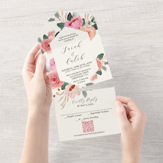 piekerachtige droom all in one uitnodiging (Afscheurbaar)