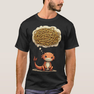 Piekeren Axolotl Introvert Humor Spaghetti Toch T-shirt