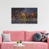 Piekkleurencanvas afdrukken (Insitu (Woonkamer))