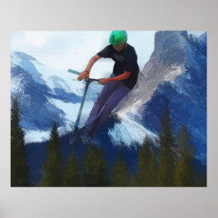 Piekprestaties - Scooter Boy Poster