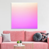 Piekroze en Paarse kleurrijke ombre Canvas Afdruk (Insitu (Woonkamer))
