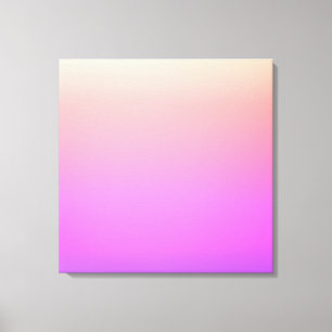 Piekroze en Paarse kleurrijke ombre Canvas Afdruk
