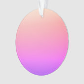 Piekroze en Paarse kleurrijke ombre Ornament (voorkant)