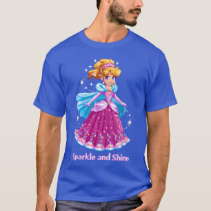Piel Art Anime Prinses meisje T-shirt