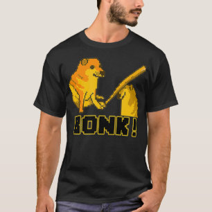 Piel Art Cheems Bonk Meme T-shirt