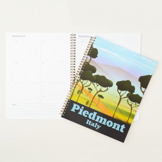 Piemont Italië reisposter Planner (Display)