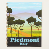 Piemont Italië reisposter Planner (Voorkant)