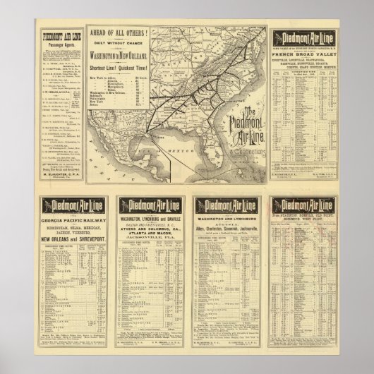 Piemonte Air Line Poster (Voorkant)