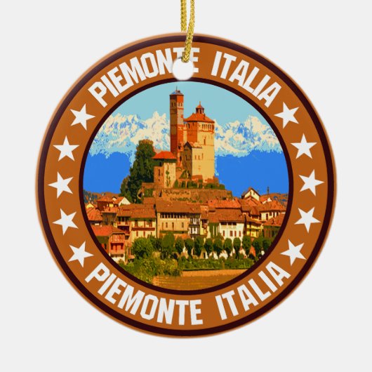Piemonte Keramisch Ornament (Voorkant)