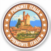 Piemonte Sticker (Voorkant)