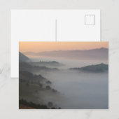 Pieniny Mountain sunrise Carte postale (Devant / Derrière)