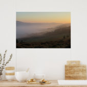Pieniny sunrise poster (Keuken)