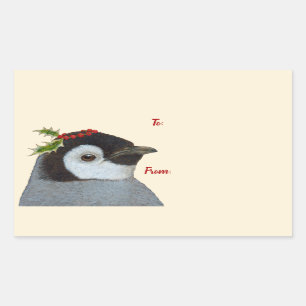 Piep de pinguïn naar/van de stickers