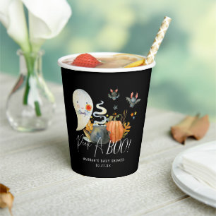 Piep-Kijk Kleine Geest Halloween Baby Shower Papieren Bekers