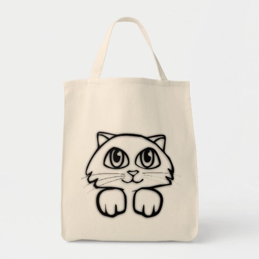 Piepend kitten tote bag (Voorkant)