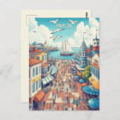 Pier 39 San Francisco Briefkaart (Voorkant / Achterkant)