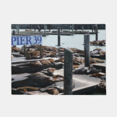 Pier 39 Zee leeuwen Deurmat (Voorkant)