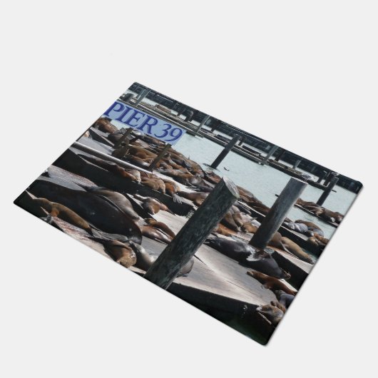 Pier 39 Zee leeuwen Deurmat (Schuin)