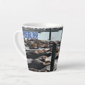 Pier 39 Zee leeuwen Latte Mok (Linkerhoek)