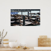 Pier 39 Zee leeuwen Poster (Keuken)