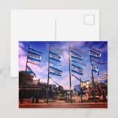 Pier 39 Zee Lion Statue #3 Briefkaart (Voorkant / Achterkant)