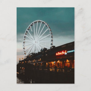 Pier 57, Seattle, Verenigde Staten Feestdagenkaart
