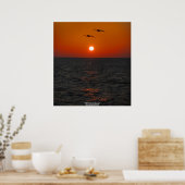 Pier 60 Clearwater, FL Sunset Poster (Keuken)