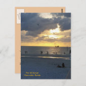 Pier 60 op zonsondergang briefkaart (Voorkant / Achterkant)