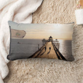 Pier at Sunset - Clevedon Pier, Somerset, UK -  Kussen (Deken)