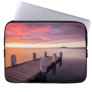 Pier bij het Illawarra-meer Laptop Sleeve