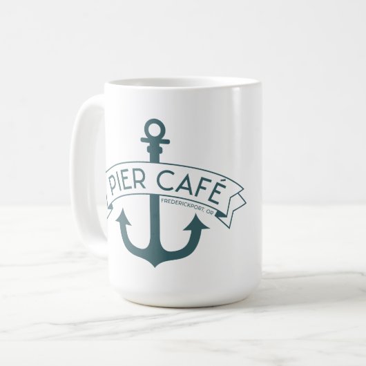 Pier Café Mug Turquoise (Devant gauche)