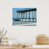 Pier en golven poster (Keuken)