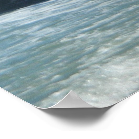 Pier en golven poster (Hoek)