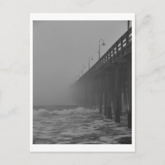 Pier fog-2 briefkaart
