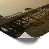 pier in San Clemente , Californië Poster (Hoek)