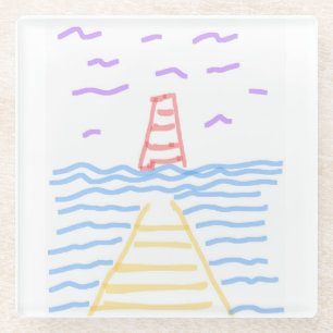 Pier Lighthouse Onderzetter