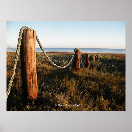 Pier Posts Poster (Voorkant)